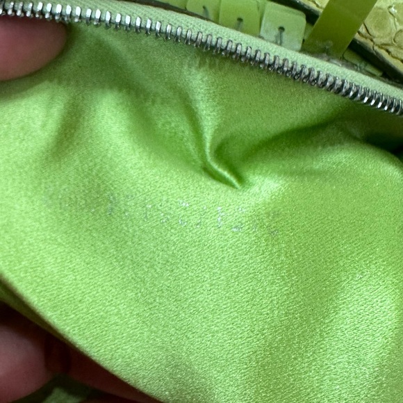 SOLD Fendi Baguette Green Sequins - Picture 16 of 16